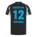 Bayer Leverkusen Edmond Tapsoba #12 Tredjedrakt 2024-25 Kortermet